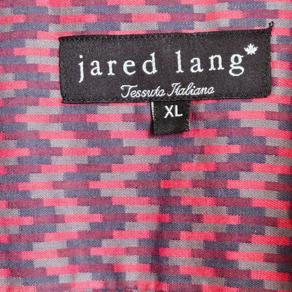 Jared Lagn Zig Zag Cotton Button-Up Shirt - Picture 6 of 9